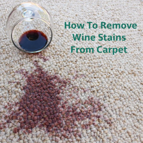 How To Remove Wine Stain From Carpet
