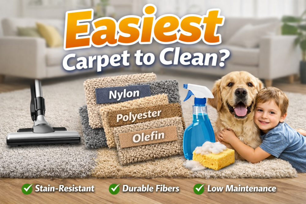 What Type of Carpet Is Easiest to Clean?