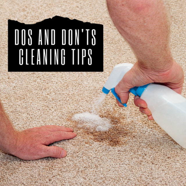 Do’s and Don’ts Carpet Cleaning Tips