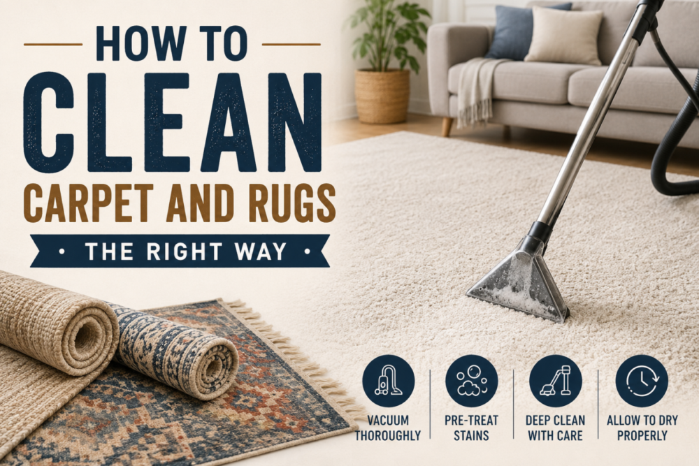 How To Clean Carpets And Rugs The Right Way