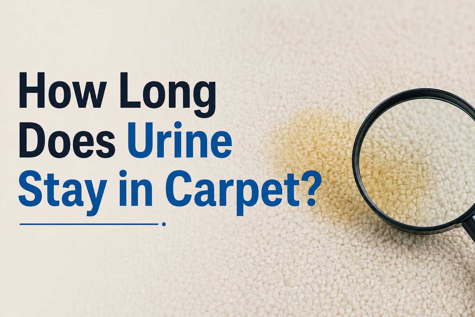 Urine in Carpet