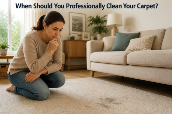 When Should You Professionally Clean Your Carpet?